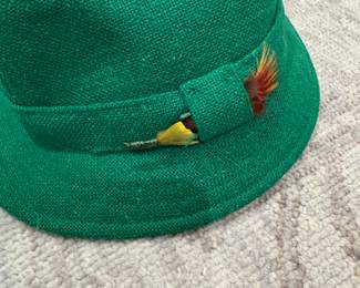 Green Wool Fedora. Photo 2 of 2.