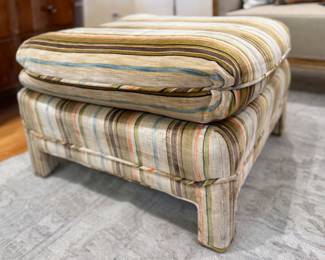 Pair of Upholstered Ottomans. Each Measures 28" x 28" x 18". Photo 3 of 3.