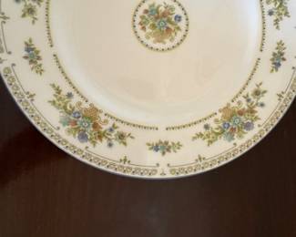 Wedgwood Bone China "Petersham" Pattern. Pieces Include: 5 Dinner Plates, 4 Salad Plates & 4 Bowls. Photo 2 of 3.