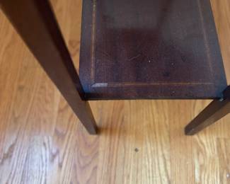 Vintage Drop-Leaf Pembroke Table. Measures 29" W x 21.5" x 29.5" H With Both Sides Up; 12" W with Both Sides Down. Photo 3 of 3.