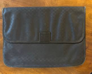 Vintage Gucci Leather Front Flap Portfolio. Photo 1 of 2.