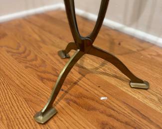 Mid-Century Chrome & Glass Martini Table. Photo 2 of 2.