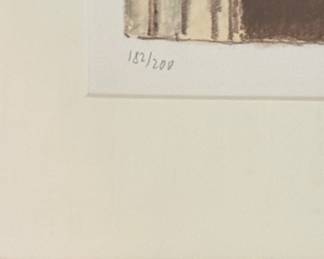 "The Gabrieli Quartet at Stourhead, 1987" 182 / 200 Signed & Numbered Print by Bernard Dunstan (1920-2017). Photo 2 of 3.