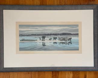 "Untangling The Traces," Signed & Numbered Lithograph. Photo 1 of 4.