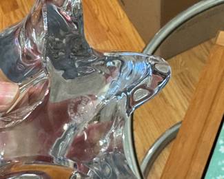 Baccarat Crystal Polar Bear. Photo 2 of 2.