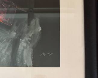 Portrait of Composer Sir Michael Tippet, Watercolor by Adams Birthwhistle. Photo 2 of 2.