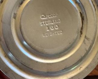 Pair of Cartier Sterling Silver Candleholders. Photo 2 of 2.