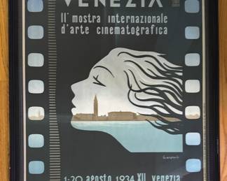 Biennale Di Venezia Film Festival Original Poster. Photo 1 of 2.