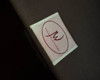 Pair of Chocolate Brown Leather Upholstered John Widdicomb Club Chairs in the Style of Jean-Michel Frank. Each Measures 36" W x 38" D with 17" Seat Height. Photo 4 of 4.