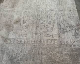 Vintage Neutral Persian Rug. Measures 8' x 10'. Photo 2 of 2.