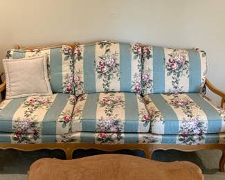 French Floral Couch and Loveseat
