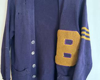 College letterman sweater vintage