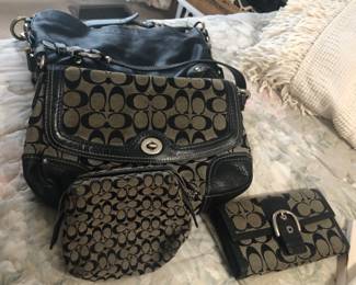 Coach purses and bags