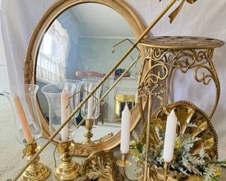 Brass Colored Decorations