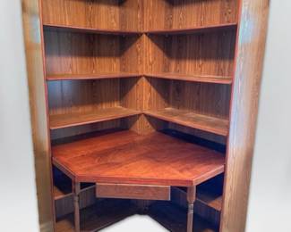 Corner Bookcase Desk