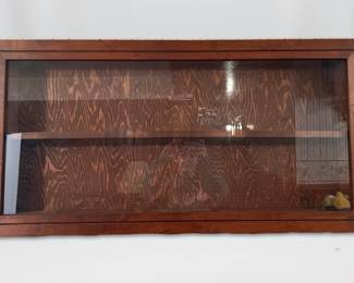 Solid Wood Plate Display Case