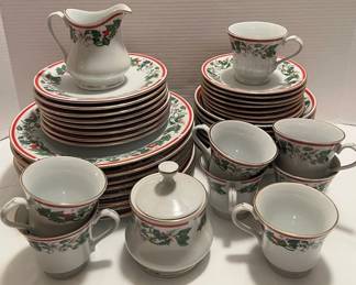Christmas China Set