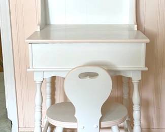 Small Desk Vanity With Chair