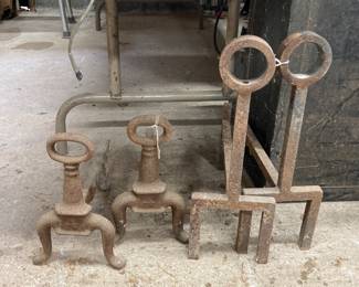 Antique andirons