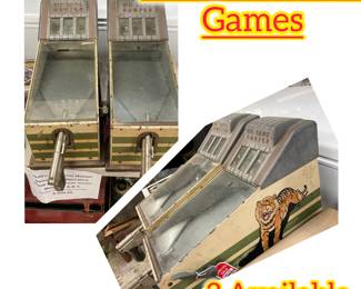 2 penny games from Grandfather who had vending machine business in EDEN<NC 1940's - 1970's