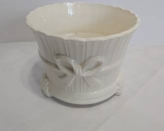 Cream Pottery Planter