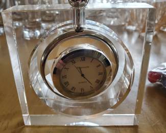 Shannan Crystal Ambassador Clock Godinger