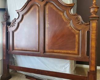 Massive Solid Wood King Bed Frame - this is just the headboard.