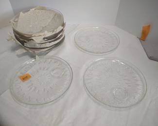Indiana Glass Snack Plates