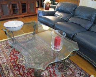 Iron & Glass Coffee Table..