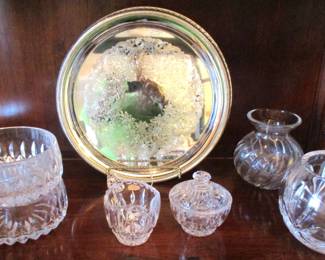 Crystal... Silverplate...