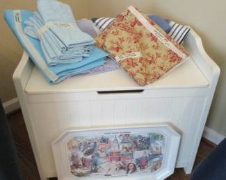 Linens... Storage Chest...