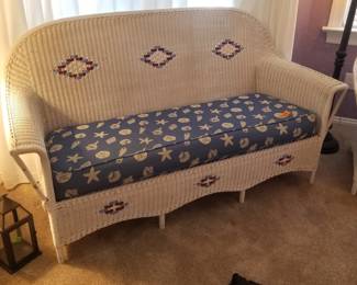 Wicker sofa
