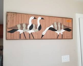 Wooden wall art