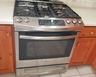 GE Profile gas range