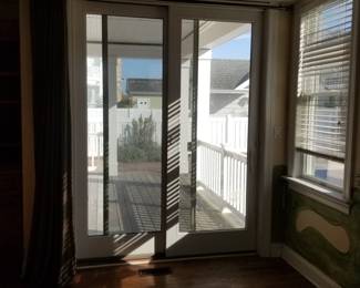 Sliding glass doors