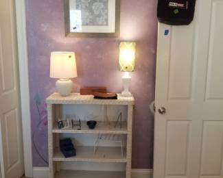 Wicker bookcase