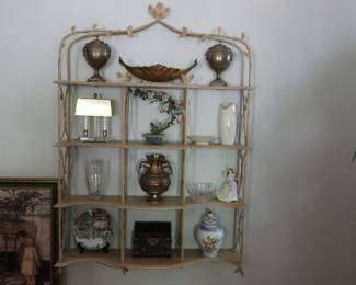 Wall  open  curio  shelf   48"  x  64"