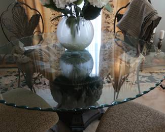 dinette  table  with  chairs-  size  is  53 "