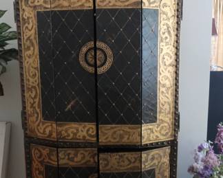 Asian  style  entertainment  center      22'  deep  and  40"  wide  This  piece  is  now  free.