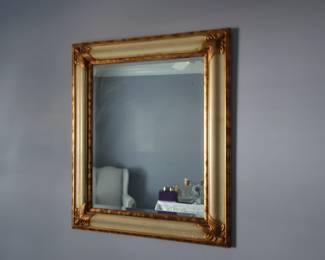 mirror  with  beveled  edge