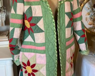 You'll find quilt coats and vests - these are stunning!