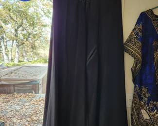 Black Cape ewith Hood....need a Halloween Witch Cape?