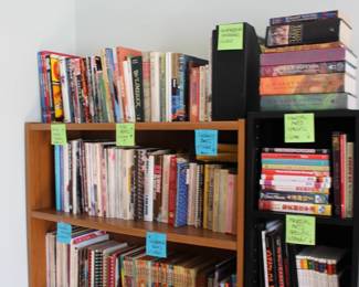 Selection of books and magazines