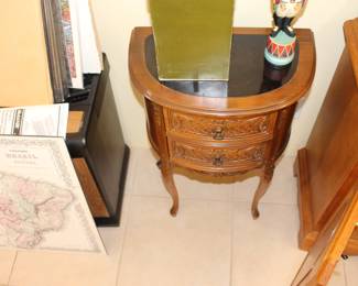 Antique end table