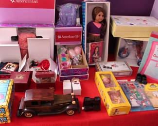 American girl and accessories