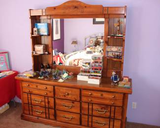 Vintage hutch  with mirror