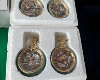 Bradford Exchange ornament sets