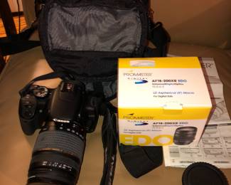 Canon Promaster with 18-200mm lens