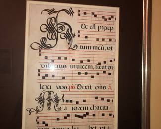 Antiphonal on vellum Spain ca. 1600