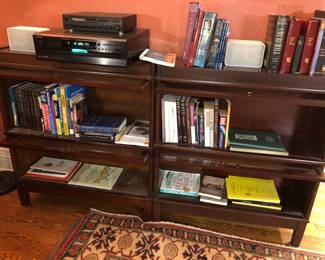 Stacking mahogany barristers